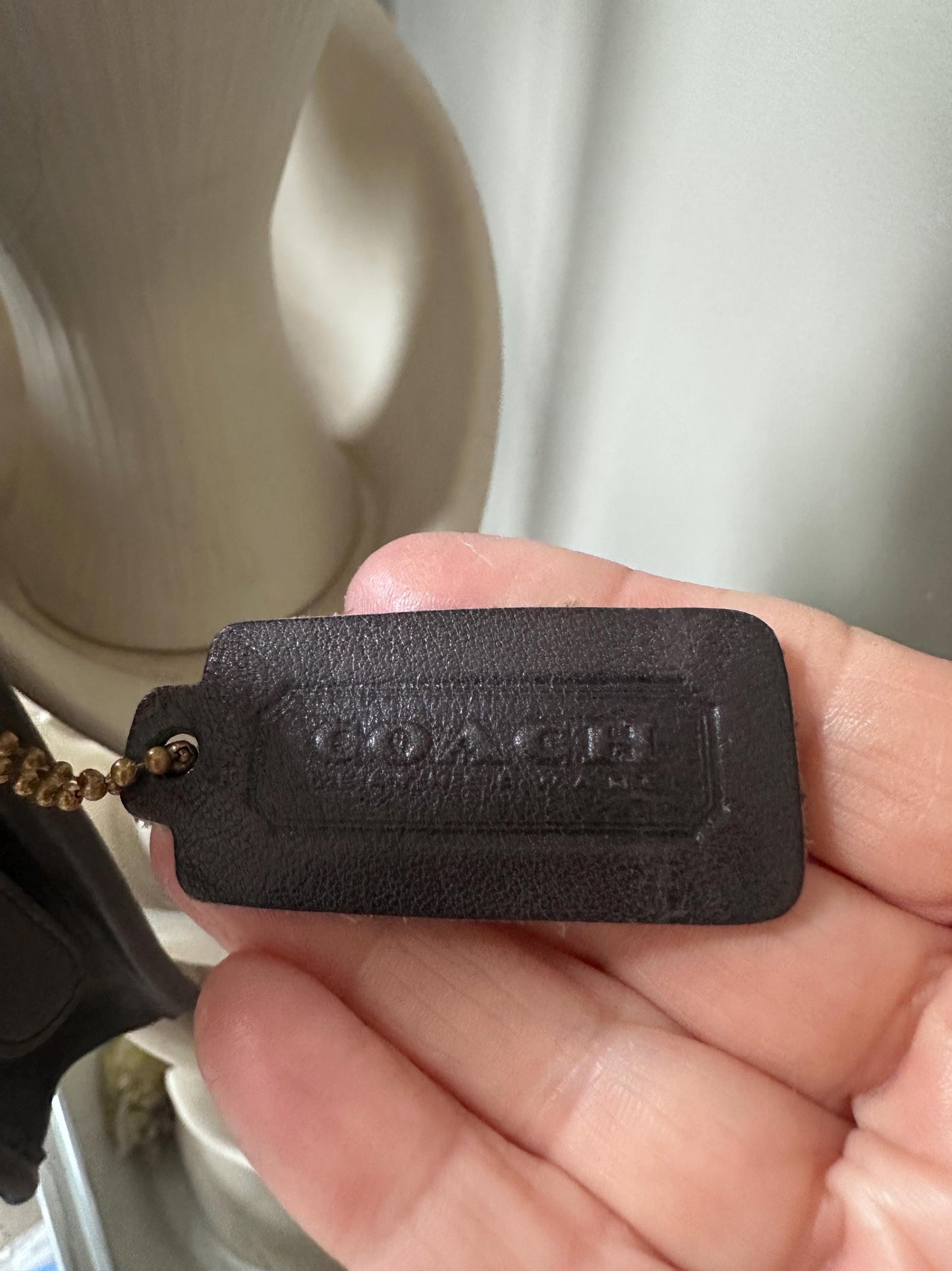 Vintage Coach Black Leather Saddle Pouch Bag #9590 | Made in NYC | Classic Crossbody | Style 9590 | Pre-1994