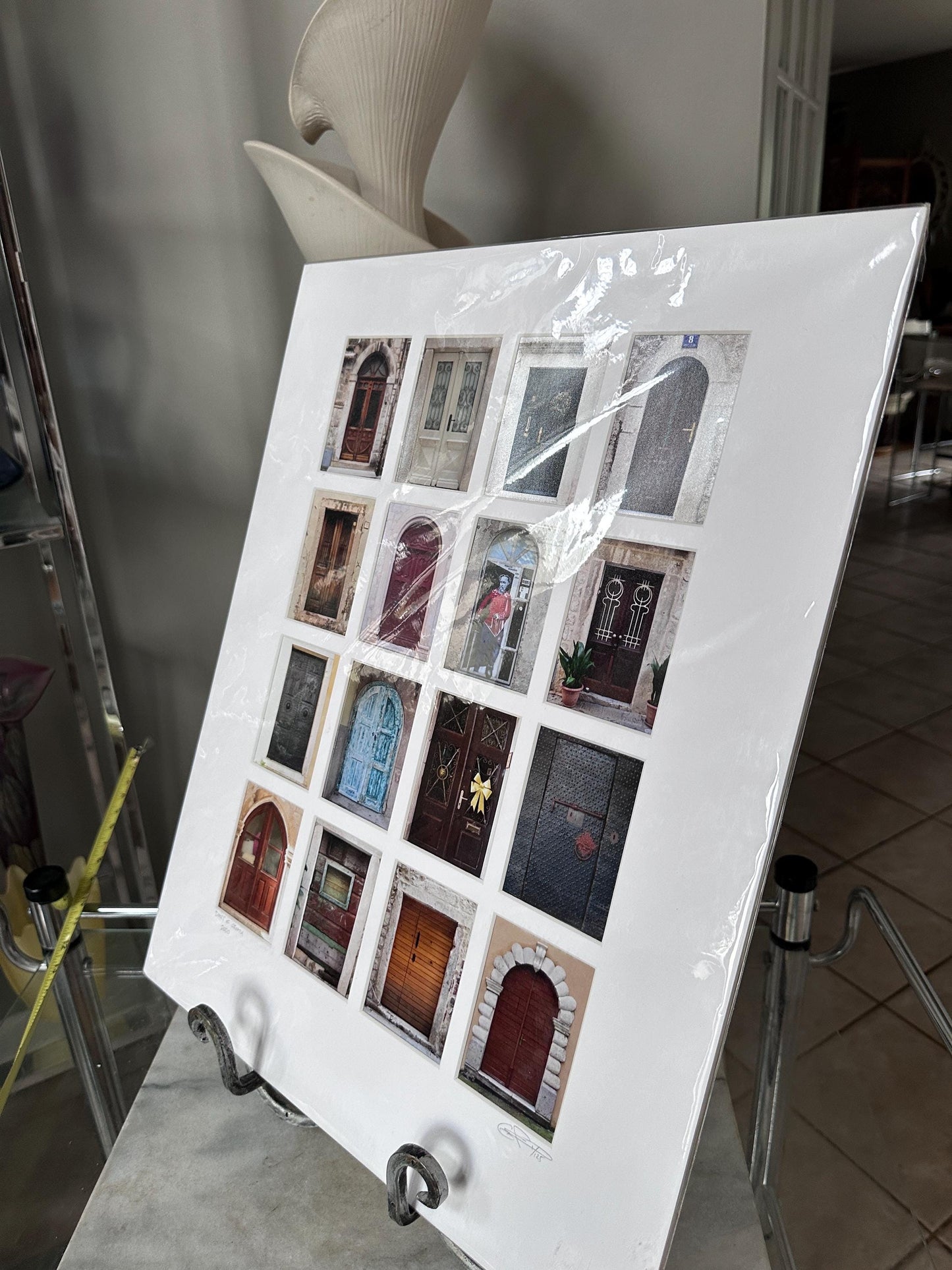 Doors of Trogir by EFL Pembrooke | Croatia Photo Collage | Professionally Matted Architectural Photography | 16” x 20”