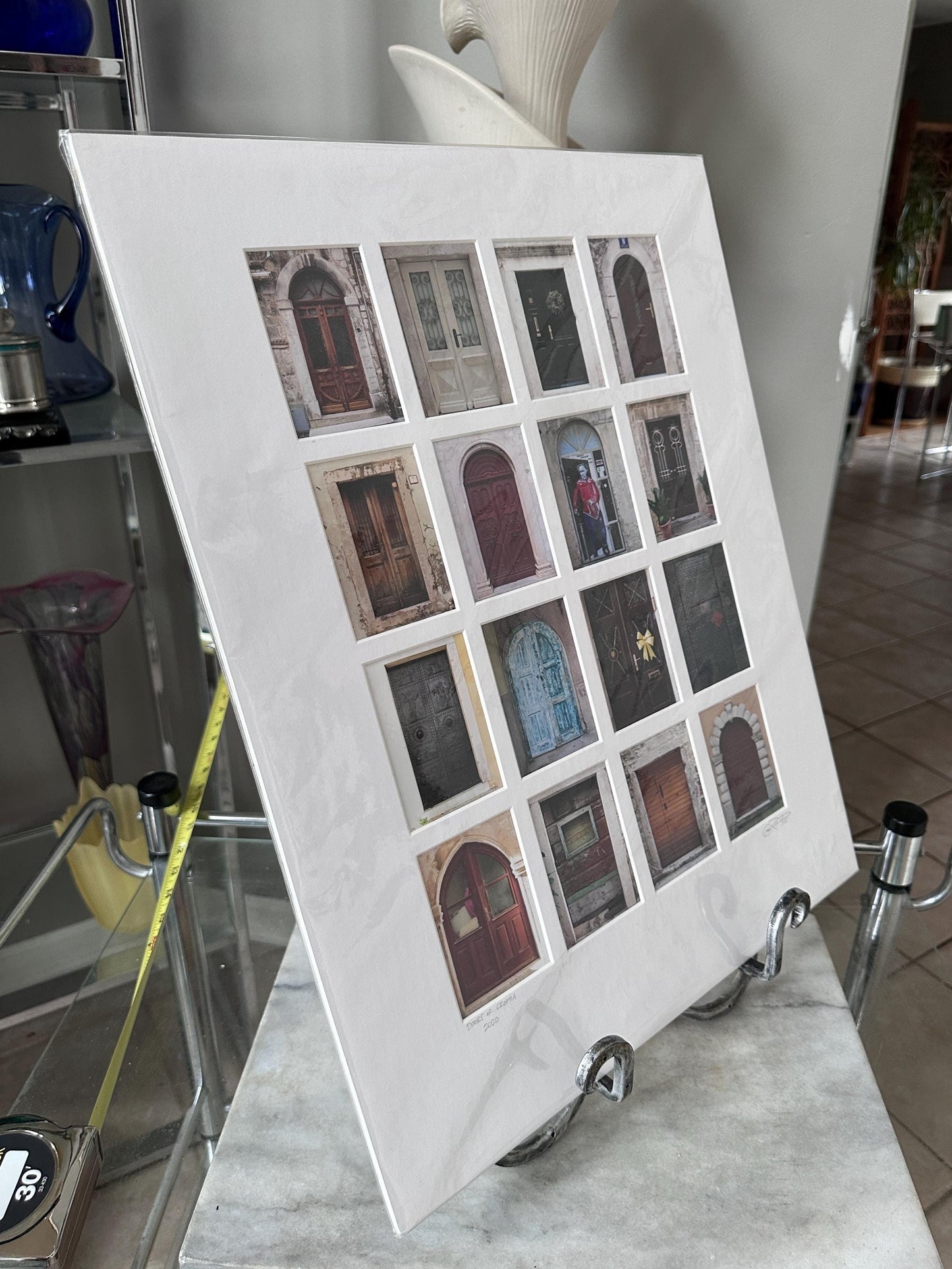 Doors of Trogir by EFL Pembrooke | Croatia Photo Collage | Professionally Matted Architectural Photography | 16” x 20”