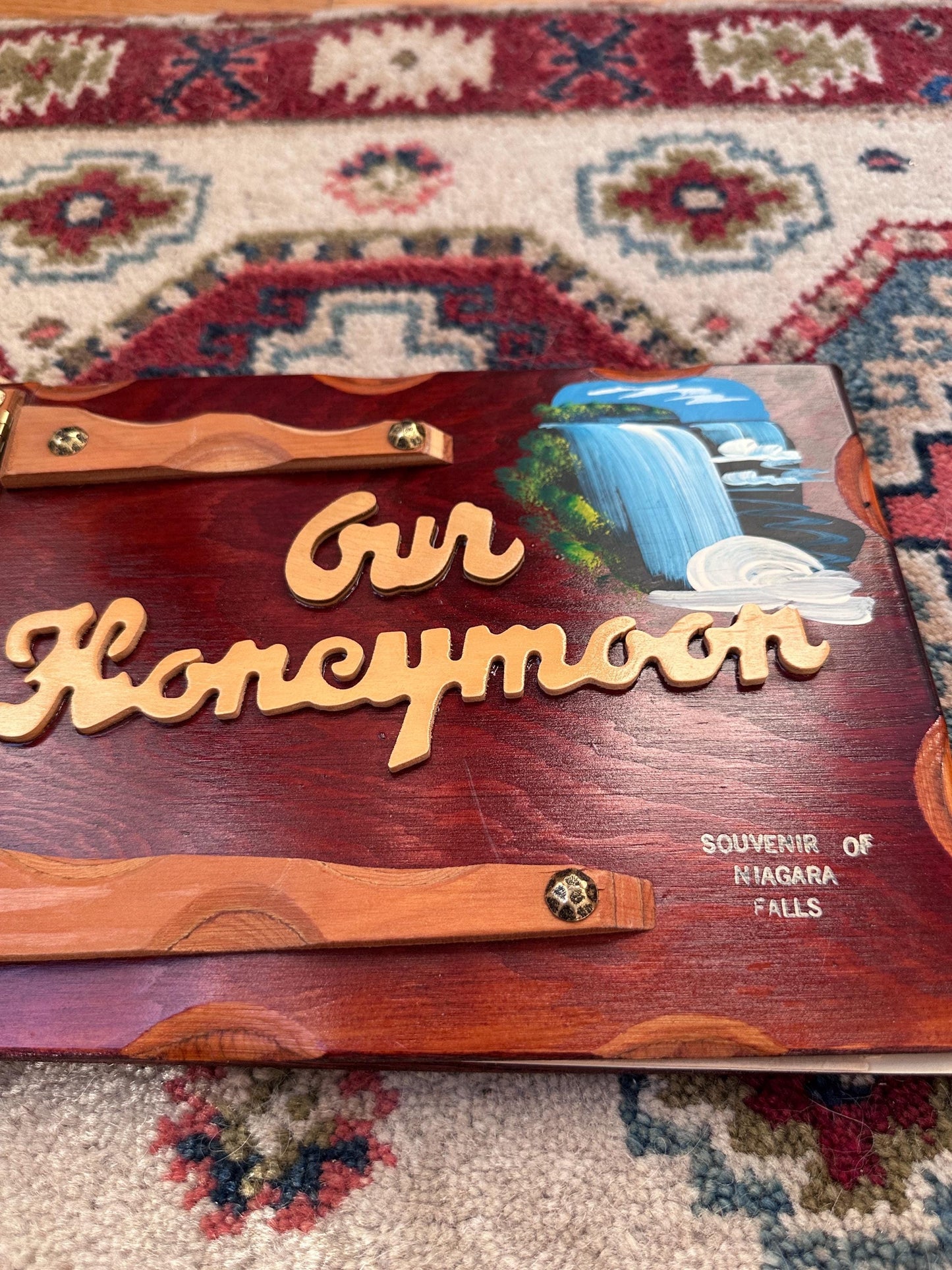 Vintage Niagara Falls Honeymoon Album Souvenir | Unused MCM Travel Photo Album | Rare Kitschy Vacation Keepsake | Mid-Century Memorabilia