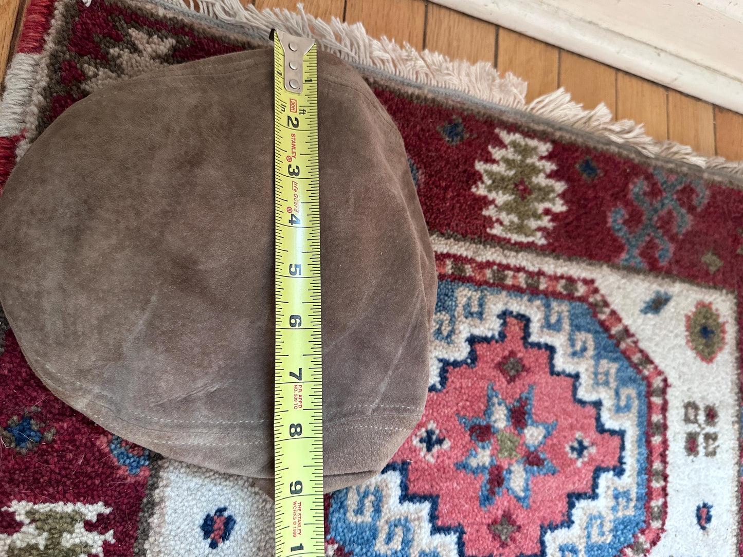 Vintage Woolrich Brown Suede Newsboy Cap | Men’s Size Small | Retro Country Style Hat | Classic Leather Driving Cap