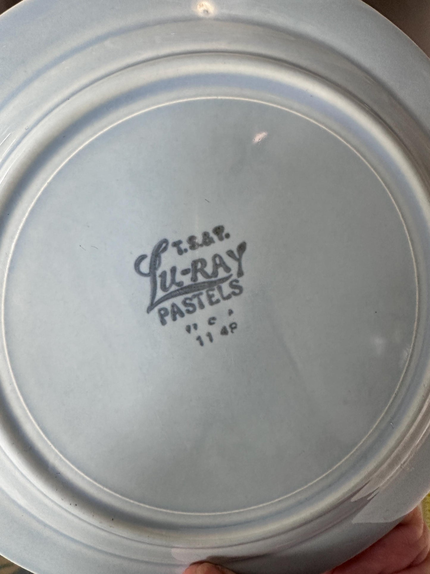 Lu-Ray Pastels Dessert Dishes | Mid Century Dinnerware, Set of 4