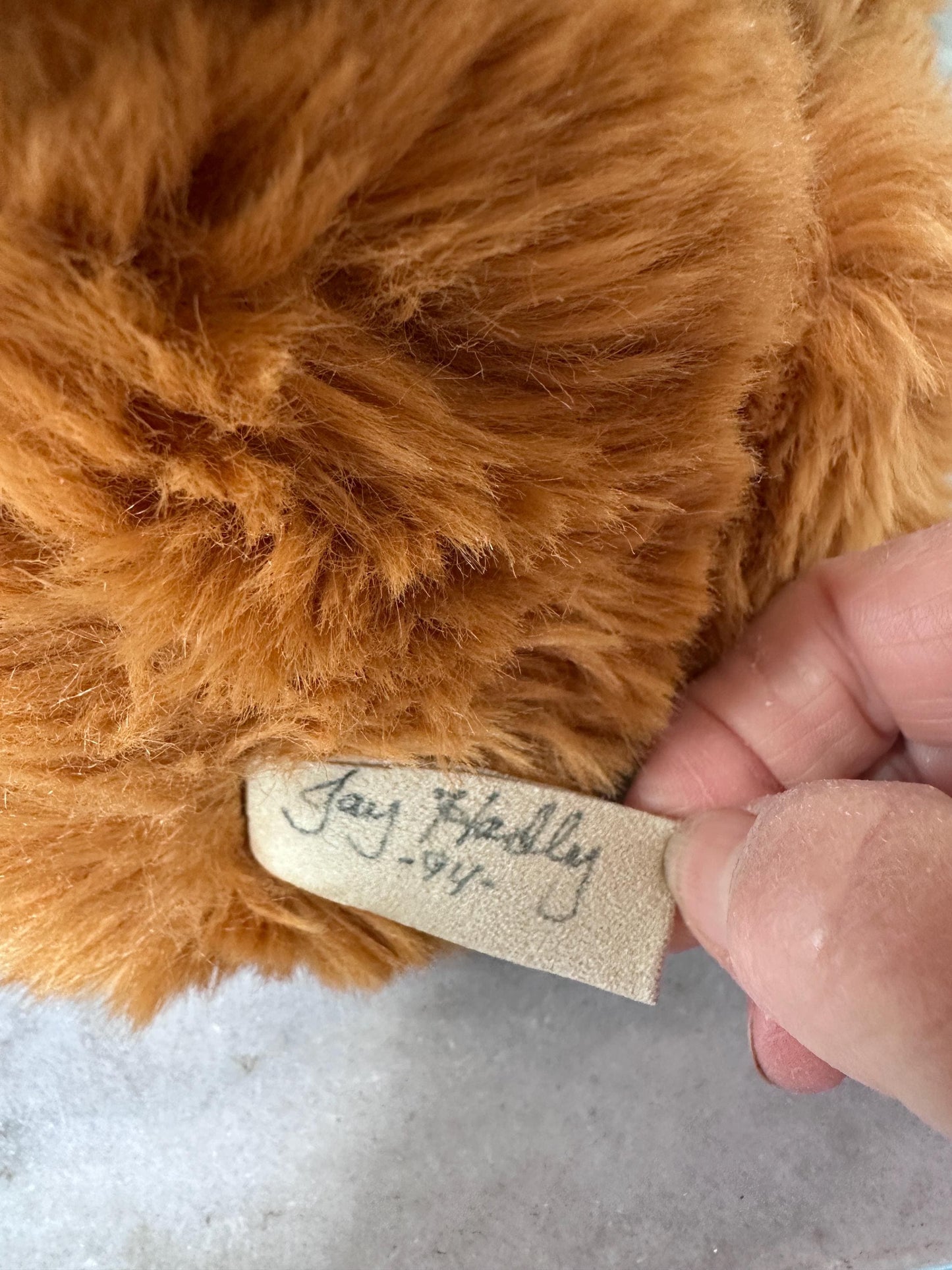 Jay R. Hadley “Rusty” Teddy Bear 1994 Limited Edition 1/50 Handcrafted Artist Bear Vintage Collectible 18 Inch