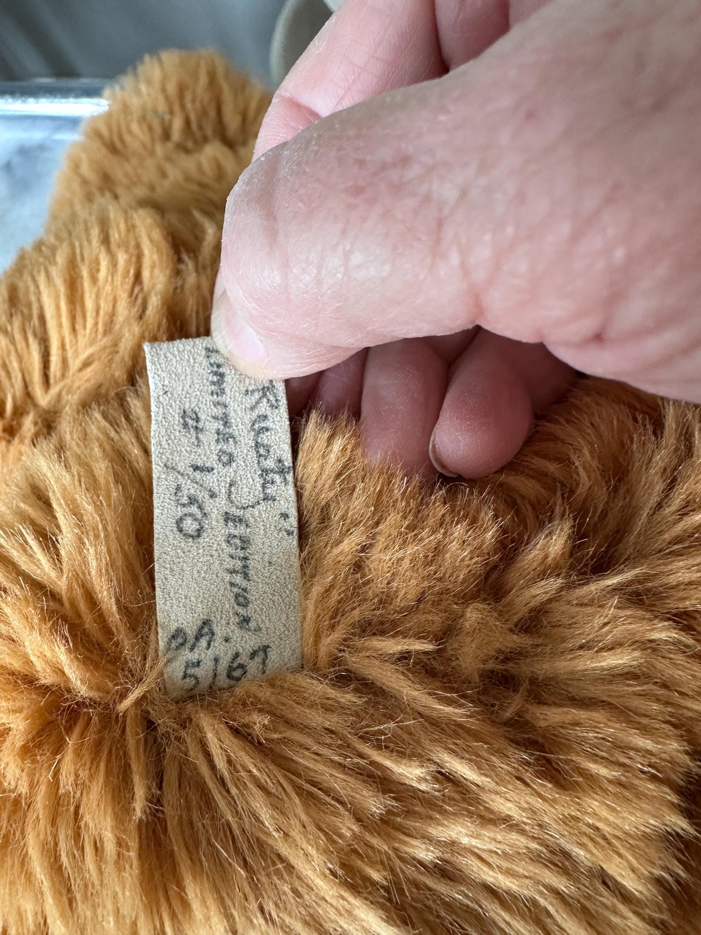 Jay R. Hadley “Rusty” Teddy Bear 1994 Limited Edition 1/50 Handcrafted Artist Bear Vintage Collectible 18 Inch