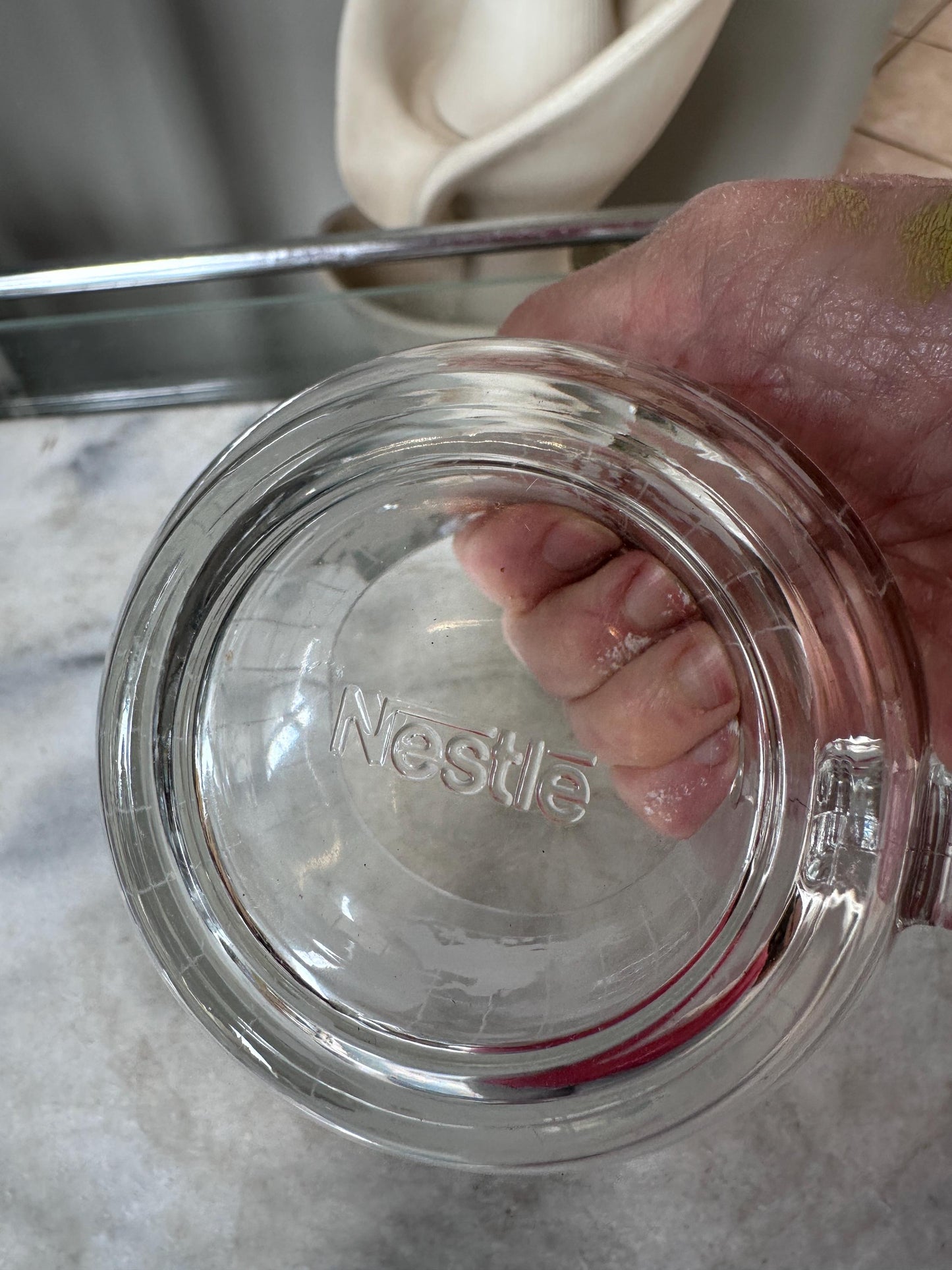 Vintage 1970s Nestle Nescafe Frosted World Globe Coffee Pot Set, 6 Mugs & Coffee Pot, Retro Glassware, 7 Piece Coffee Set