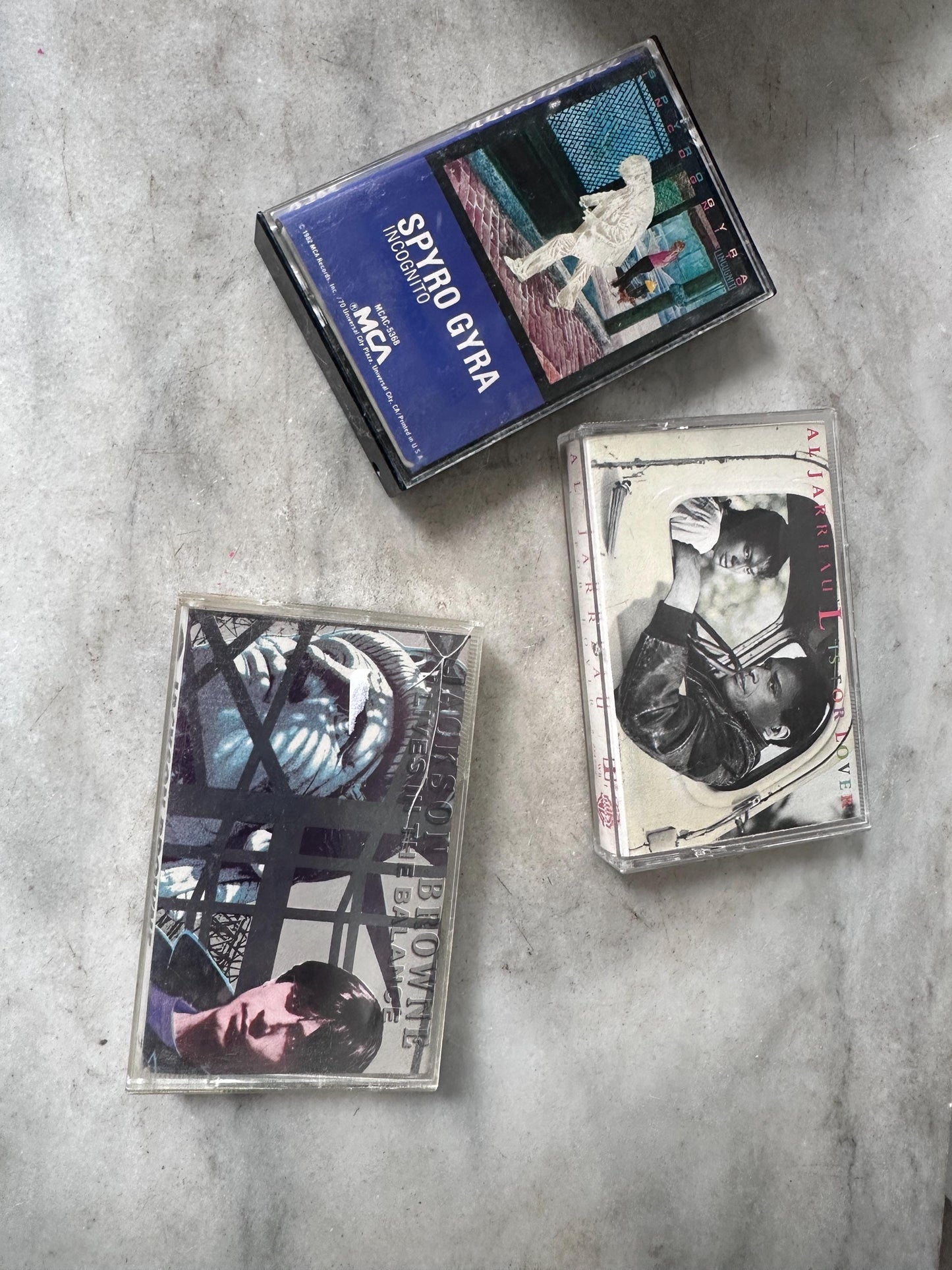 Vintage 12-Cassette Tape Case and Cassette Collection | Queen, Spyro Gyra, Robert Palmer, Utopia + More | Retro Music Collection