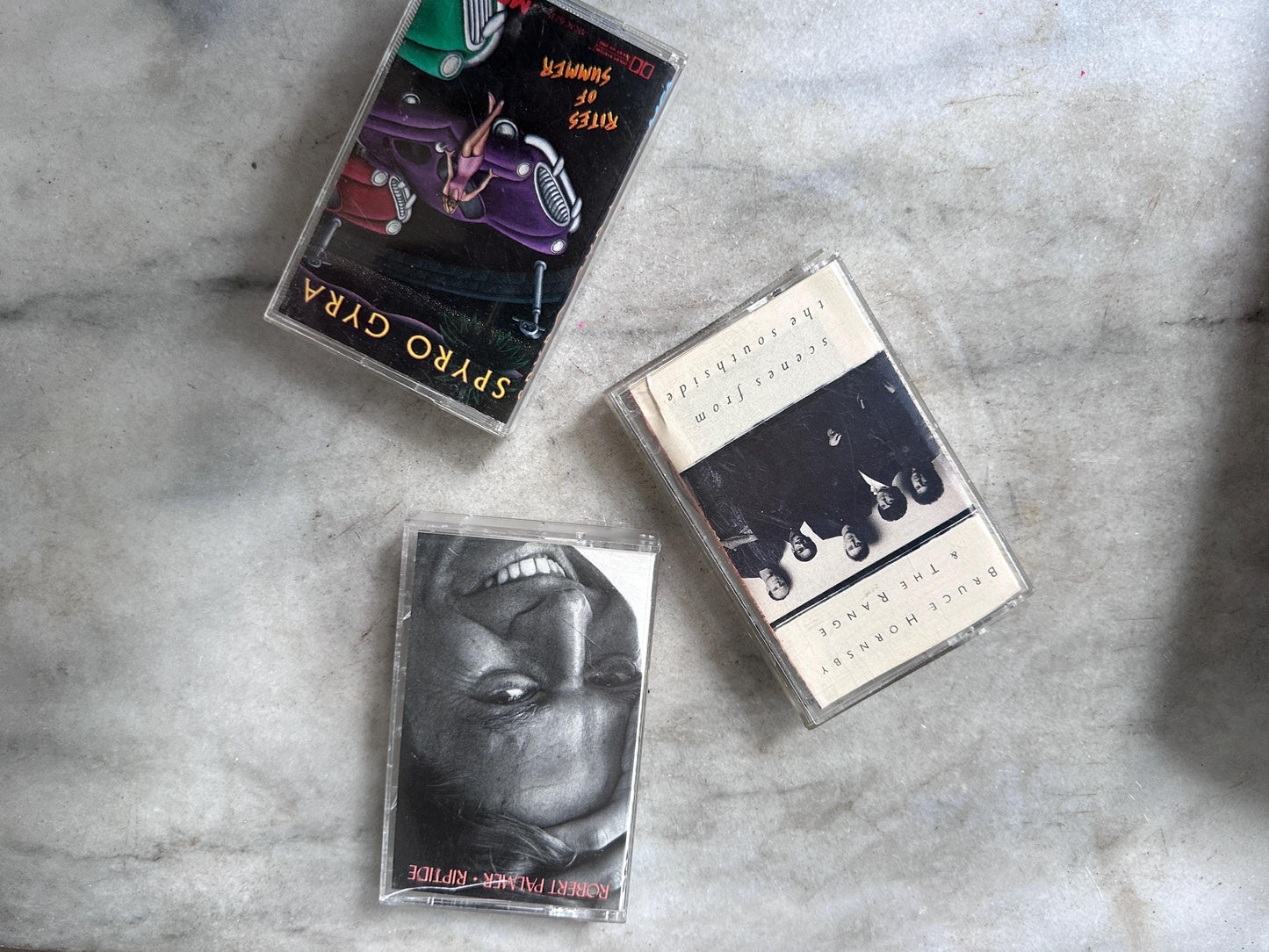 Vintage 12-Cassette Tape Case and Cassette Collection | Queen, Spyro Gyra, Robert Palmer, Utopia + More | Retro Music Collection