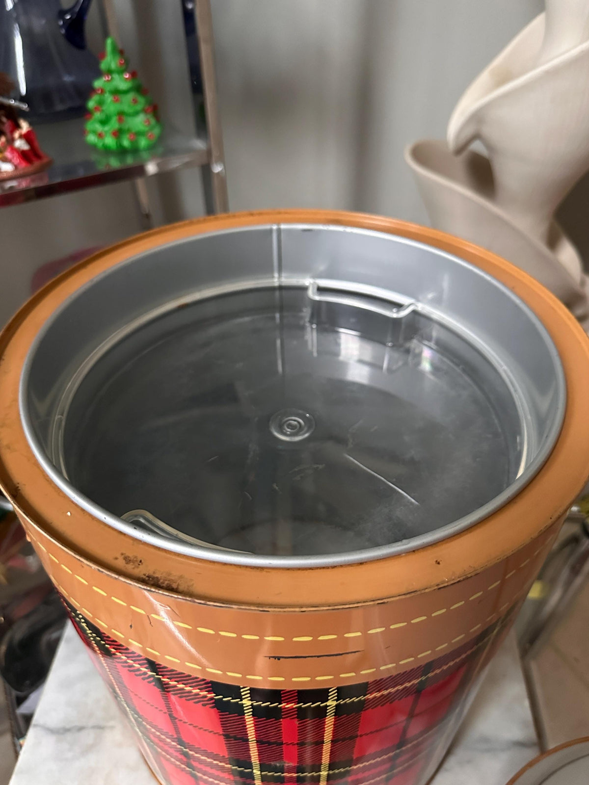 Vintage Skotch Party Bucket – Tartan Plaid Cooler, Petra Cabot Design