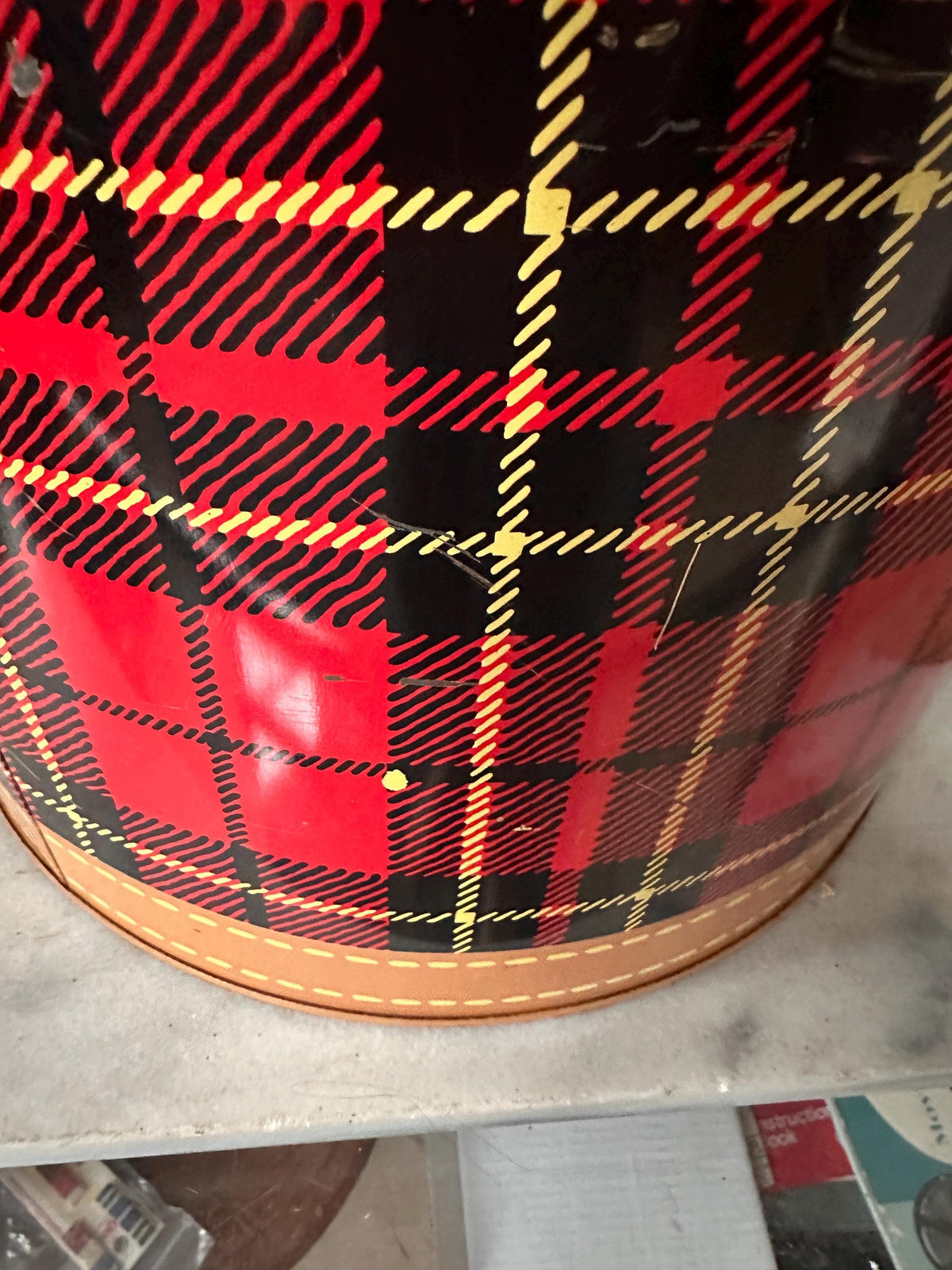 Vintage Skotch Party Bucket – Tartan Plaid Cooler, Petra Cabot Design