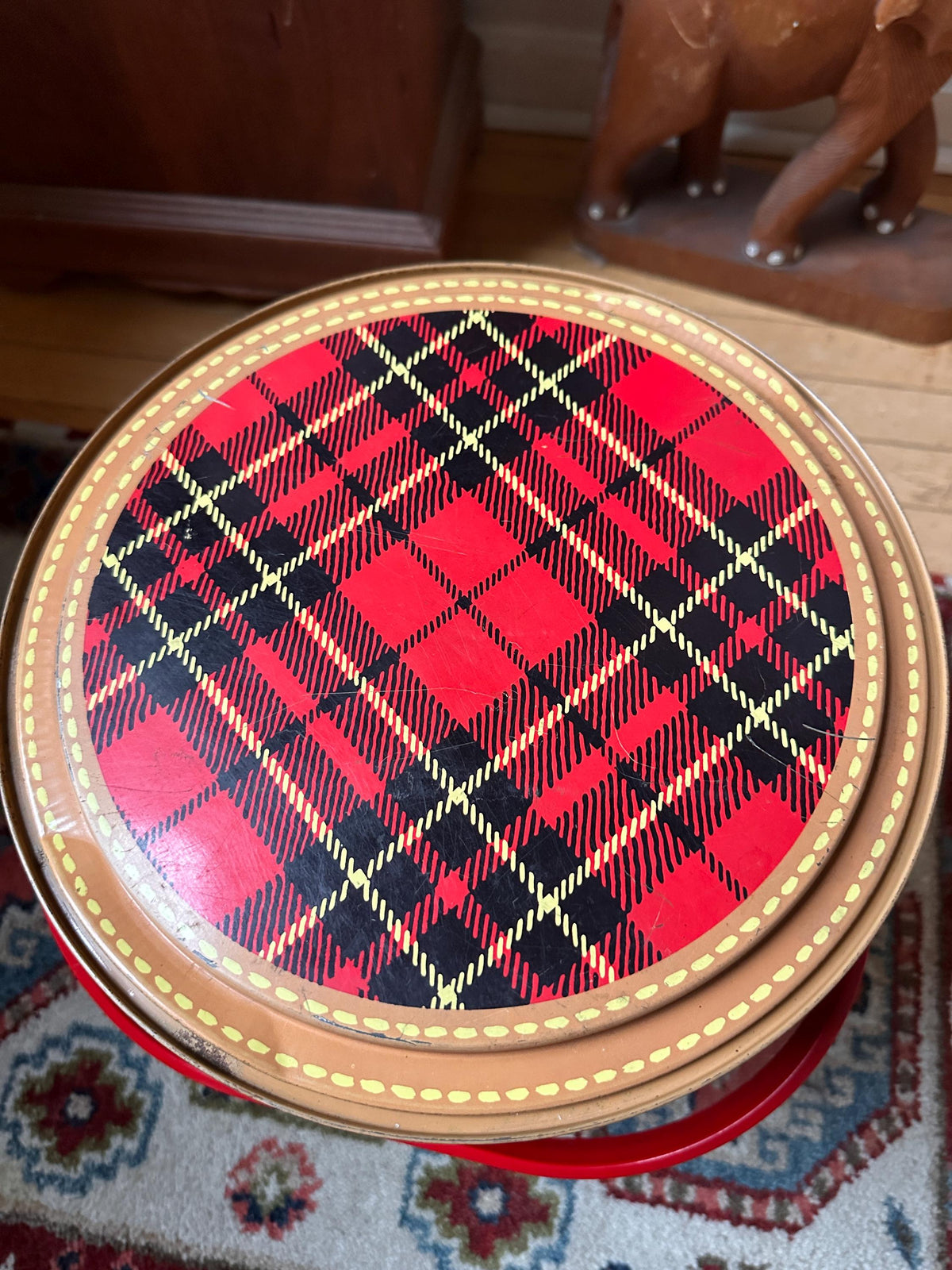 Vintage Skotch Party Bucket – Tartan Plaid Cooler, Petra Cabot Design