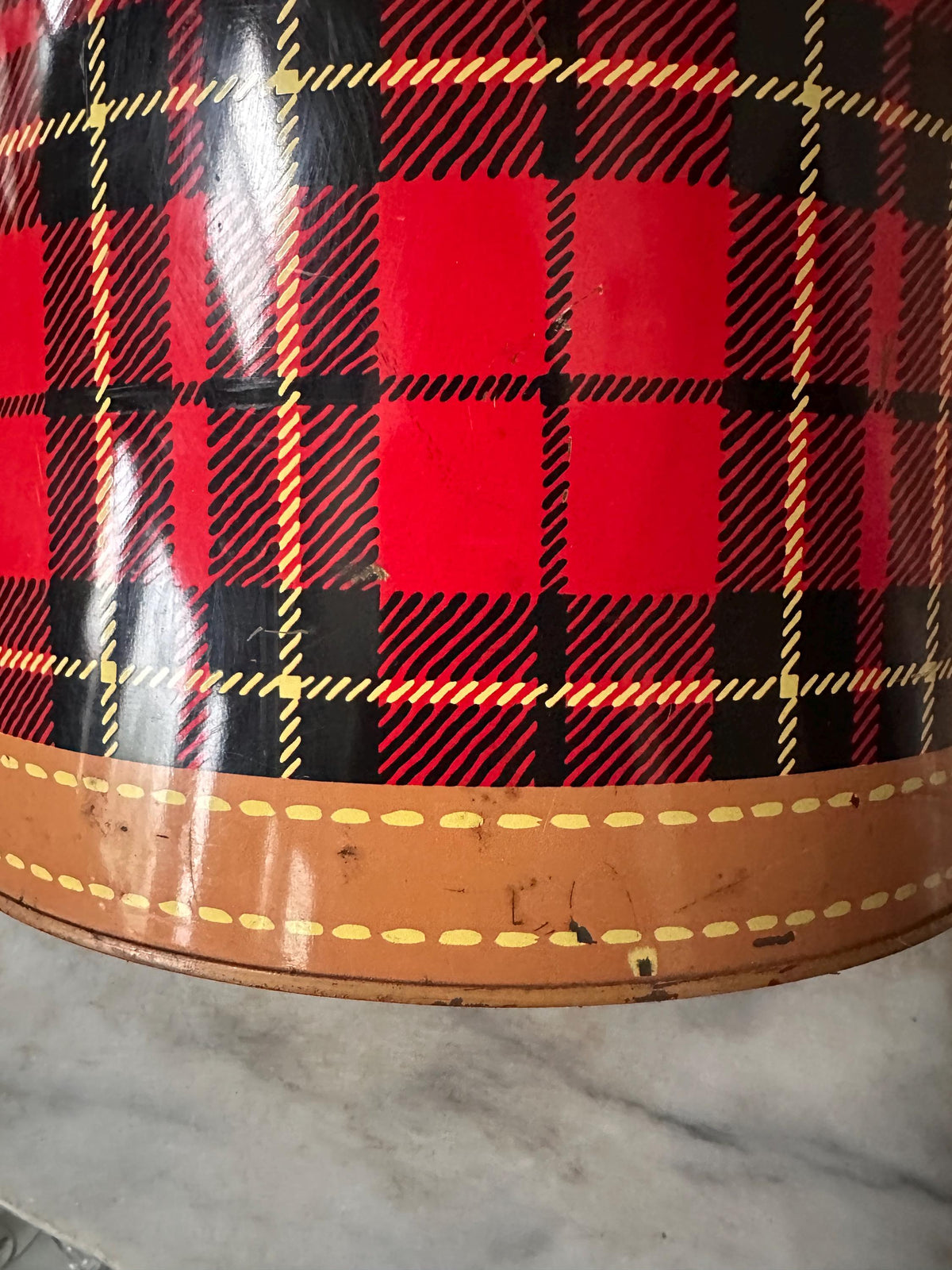 Vintage Skotch Party Bucket – Tartan Plaid Cooler, Petra Cabot Design