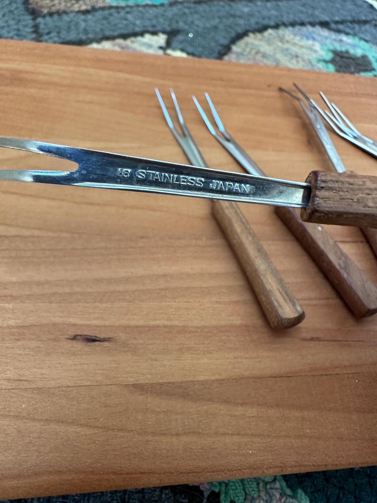 MCM Charcuterie Set | Margaret Studios Condiment Server | Mid Century Modern | Cutting Board | Sivided Tray | Serving Forks and Knives
