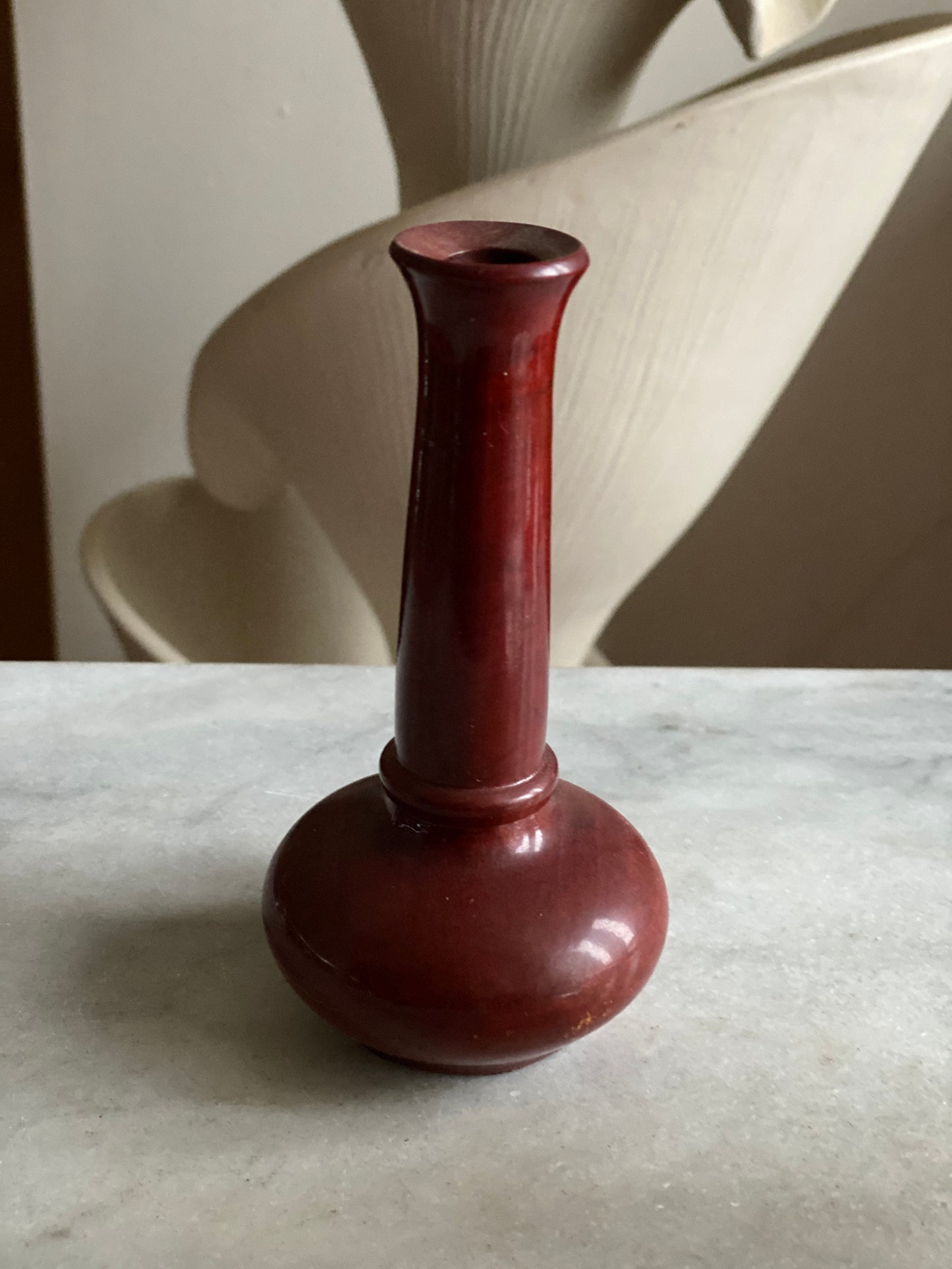 Vintage California Redwood Burl Wooden Vase