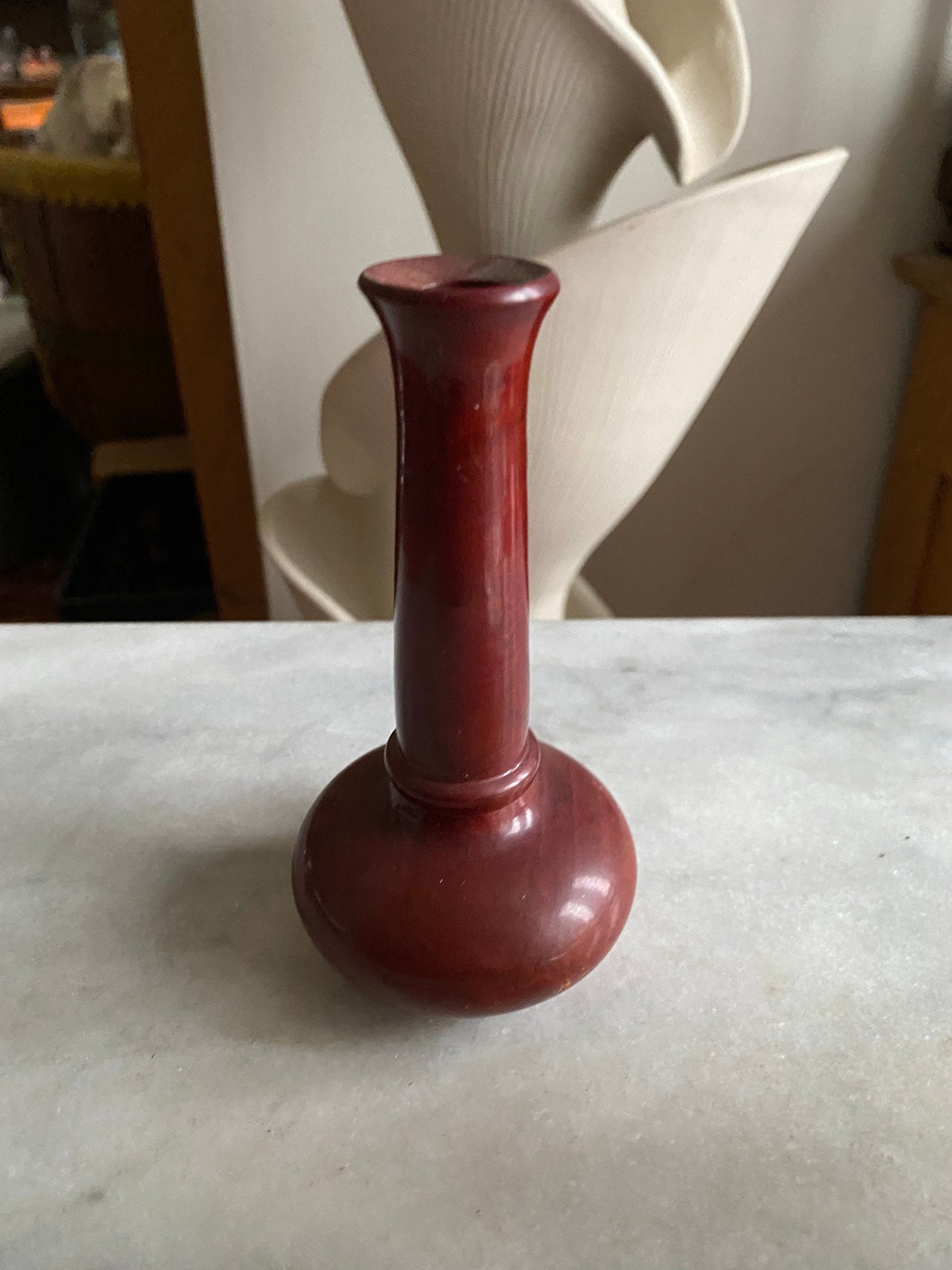 Vintage California Redwood Burl Wooden Vase