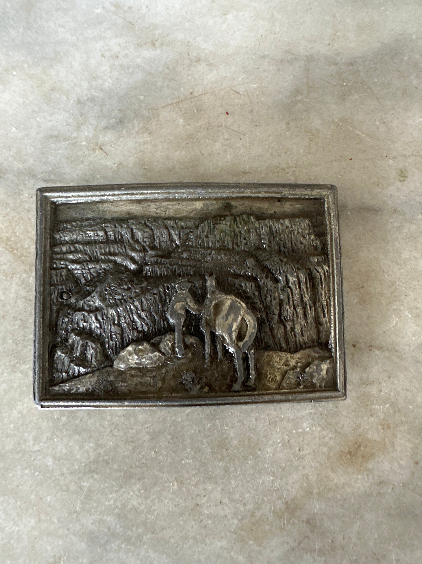 Grand Canyon Vintage Bergamot US Pewter Belt Buckle