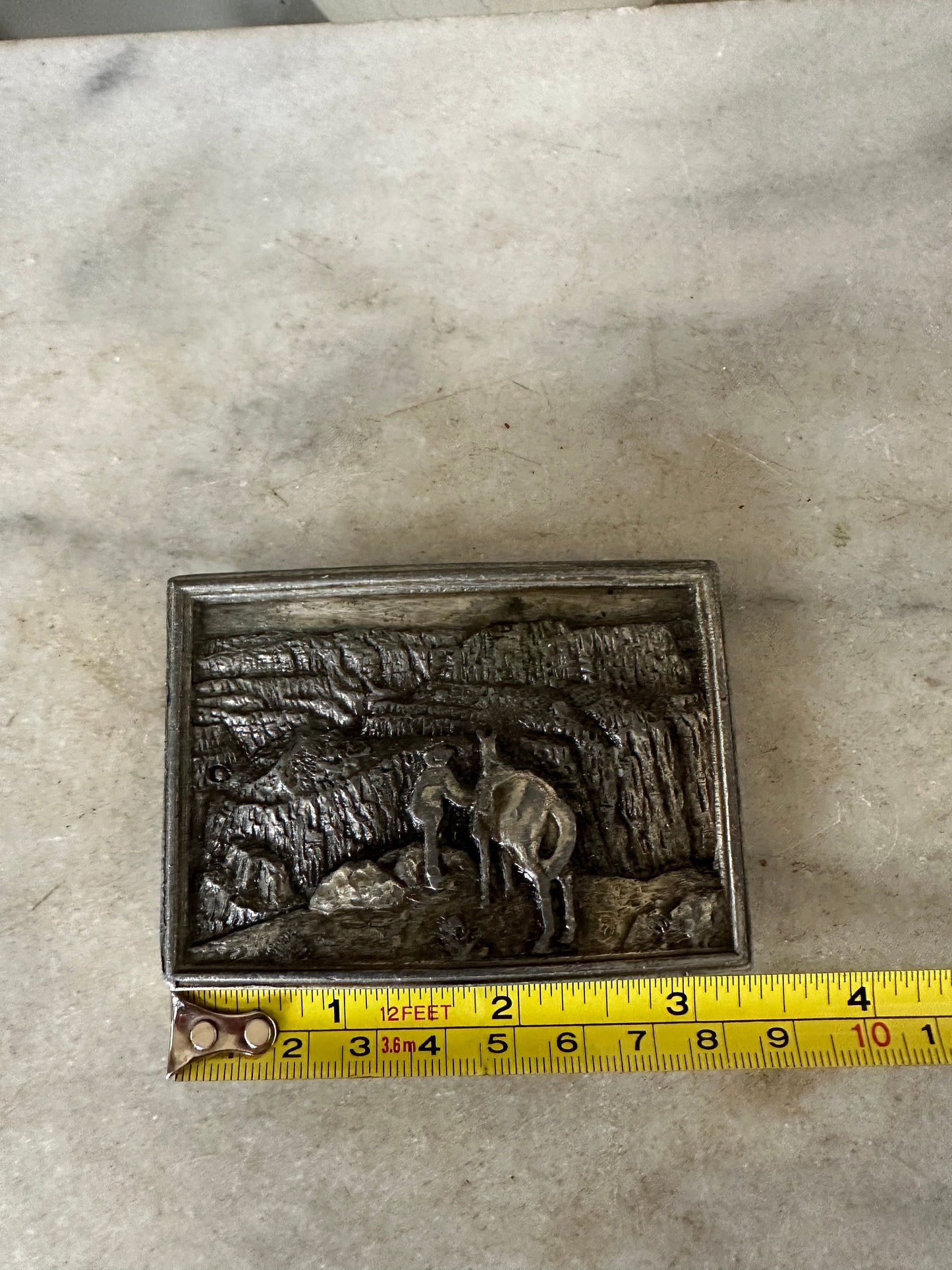 Grand Canyon Vintage Bergamot US Pewter Belt Buckle