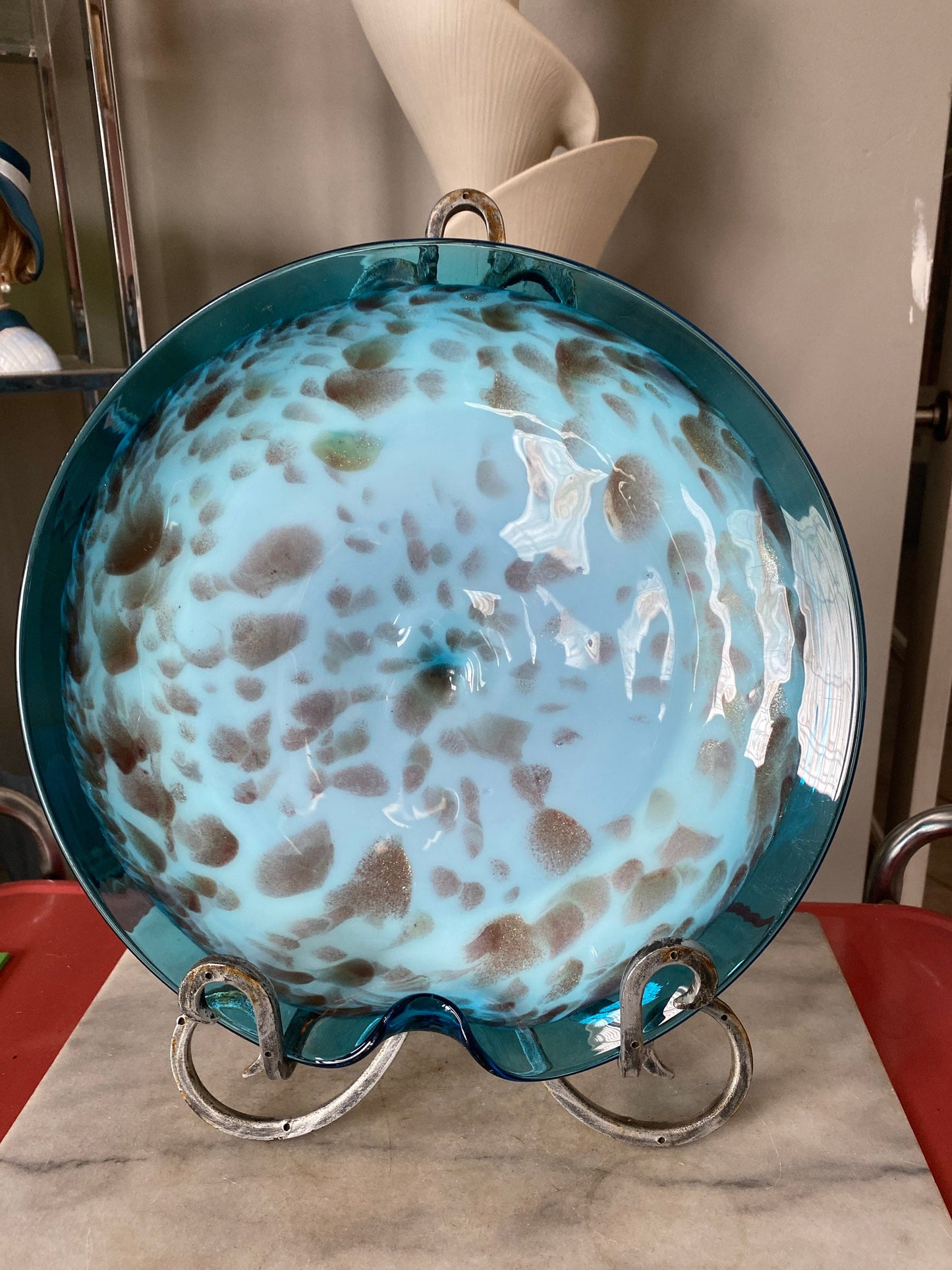 MCM Murano-style Art Glass Bowl