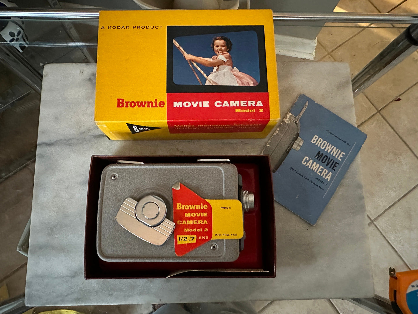 Kodak Brownie 2 8MM Movie Camera, Brownie Movie Camera by Kodak | Original Box Included